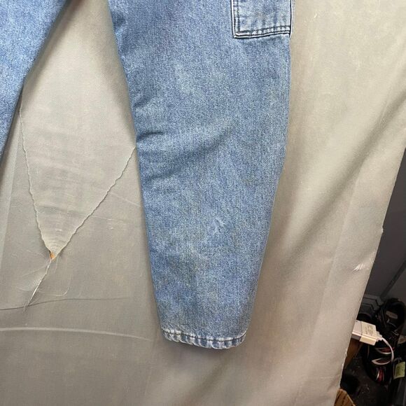 Wrangler Carpenter Jeans Men's 34x29 Blue Tool Pockets Workwear Utility Pants - Picture 5 of 11